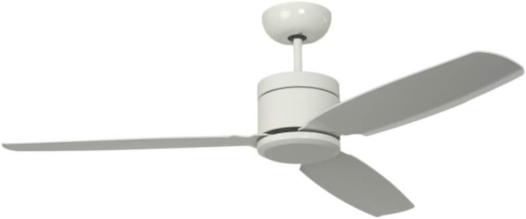 Pepeo Turno 132CM Ceiling Fan, 6-Speed, Reversible Motor, Remote, White