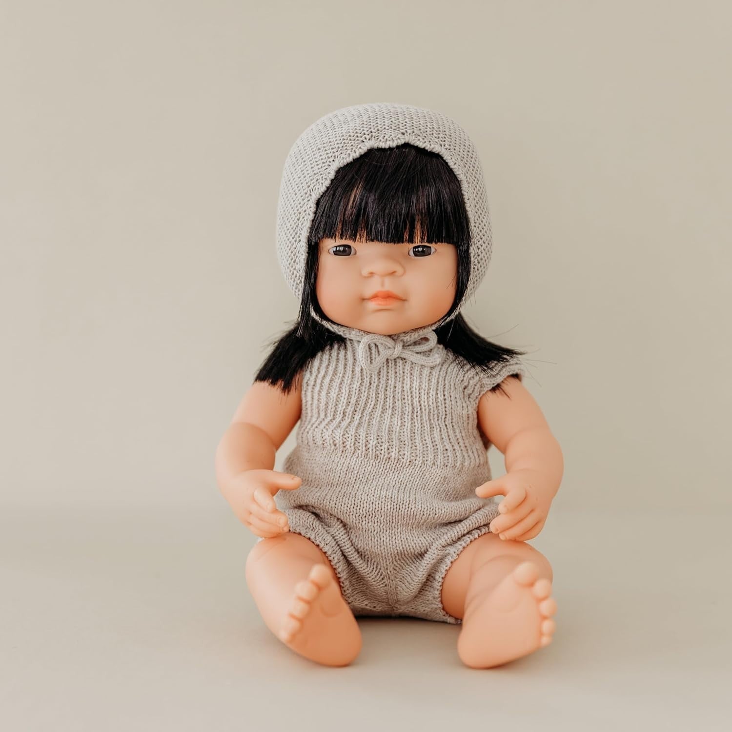 38cm Anatomically Correct Baby Doll Asian Girl Soft Vinyl Scented