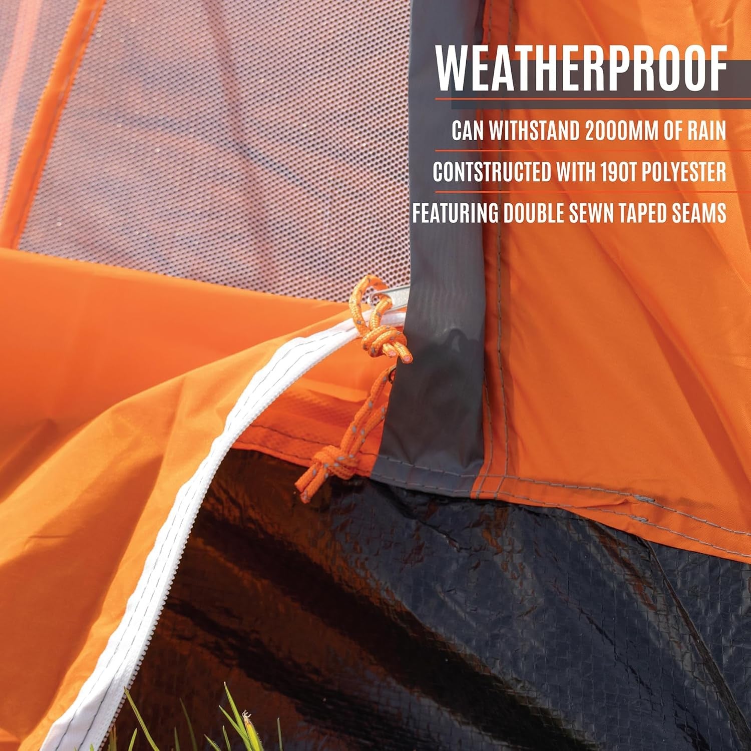 2 Person Camping Tent Waterproof Lightweight Festival Dome