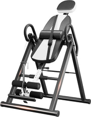 Foldable Heavy-Duty Inversion Table with Headrest & Protective Belt, 300lb