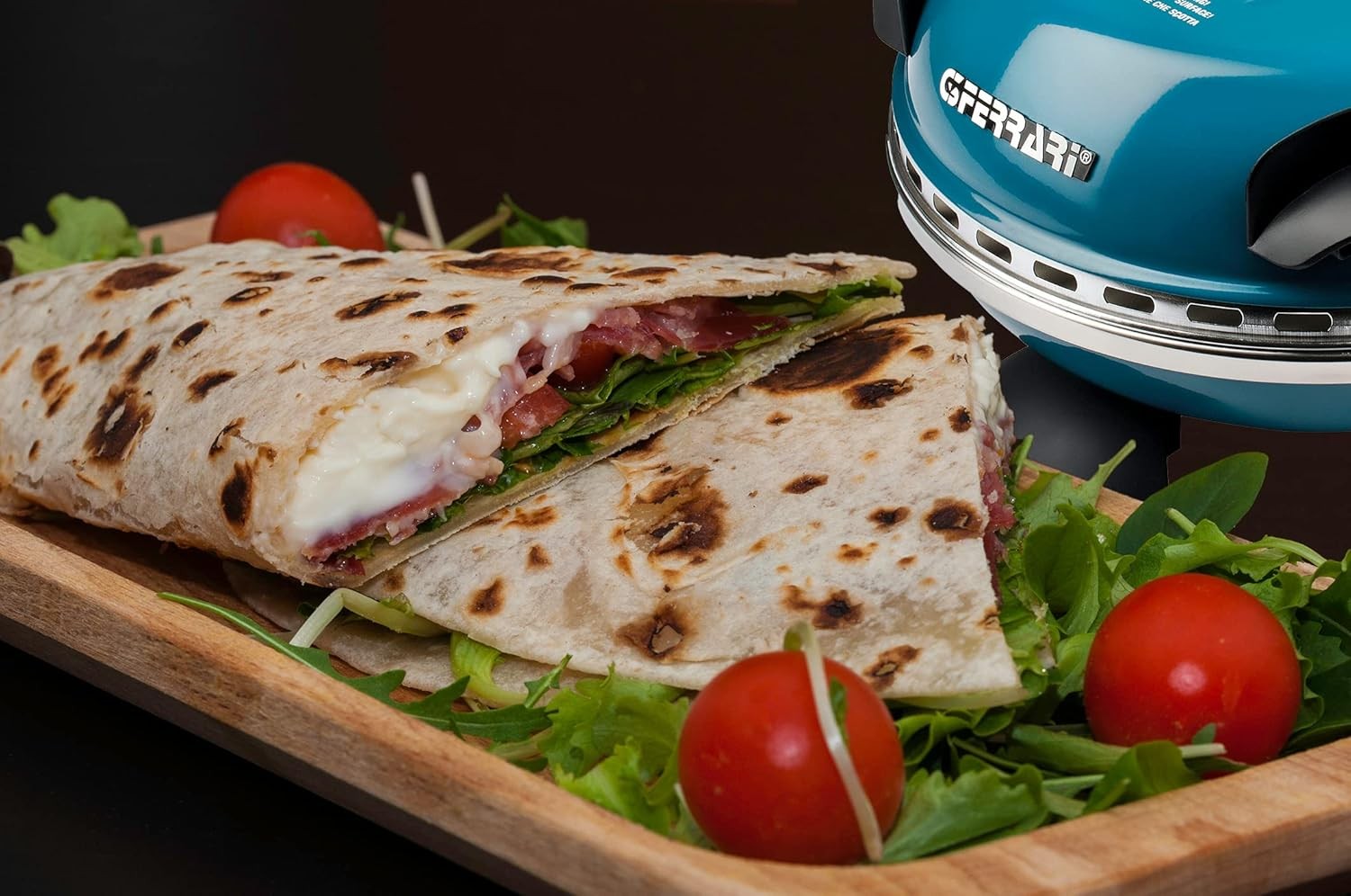Electric Pizza Oven 31cm | 400°C Fast Heat Refractory Stone Dual Element