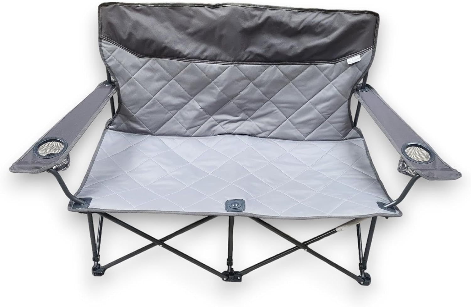 Portable Folding Camping Chair with Cup Holder, Padded Seat, Lightweight