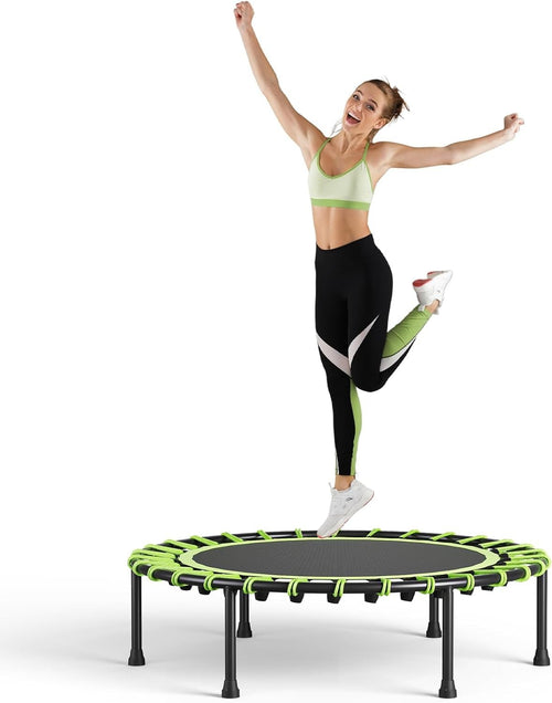 Adult Fitness Rebounder 40 Inch Quiet Bungee Trampoline 150KG Indoor