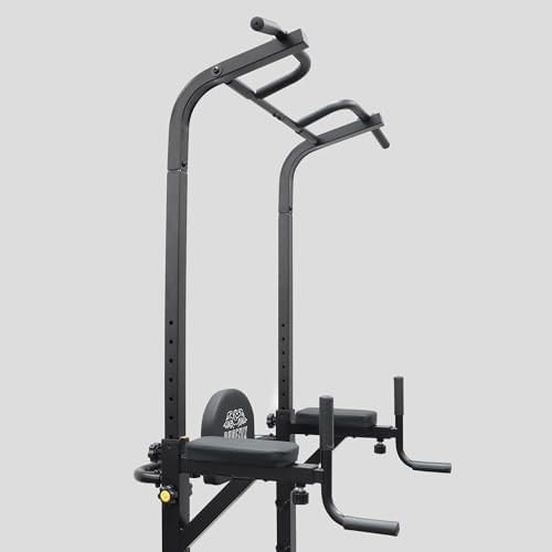 Adjustable Power Tower Pull Up Dip Station Home Gym Strength Rack