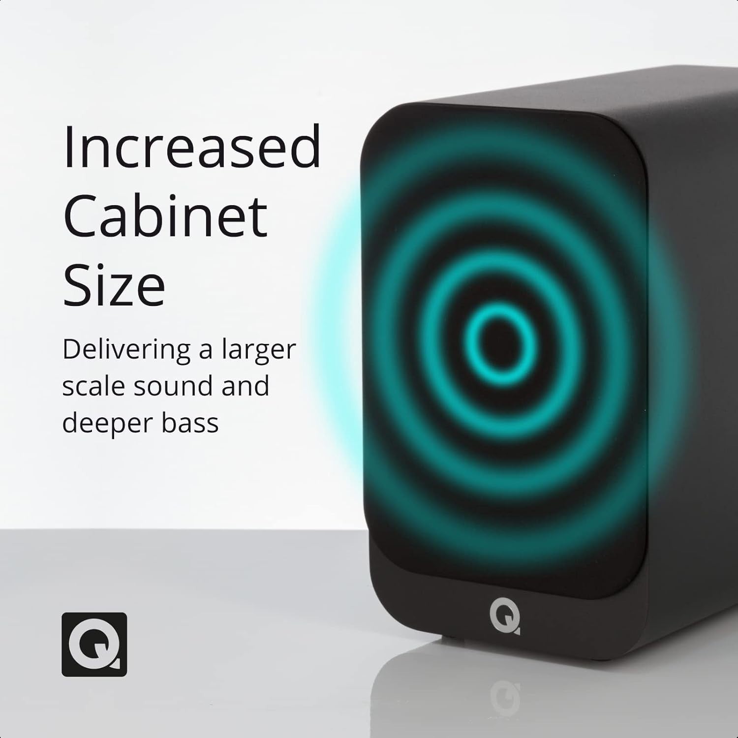 HiFi Bookshelf Speakers Pair | 125W Stereo 2-Way | Deep Carbon Black