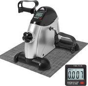 Seated Pedal Exerciser Under Desk Bike with Handle LCD Resistance
