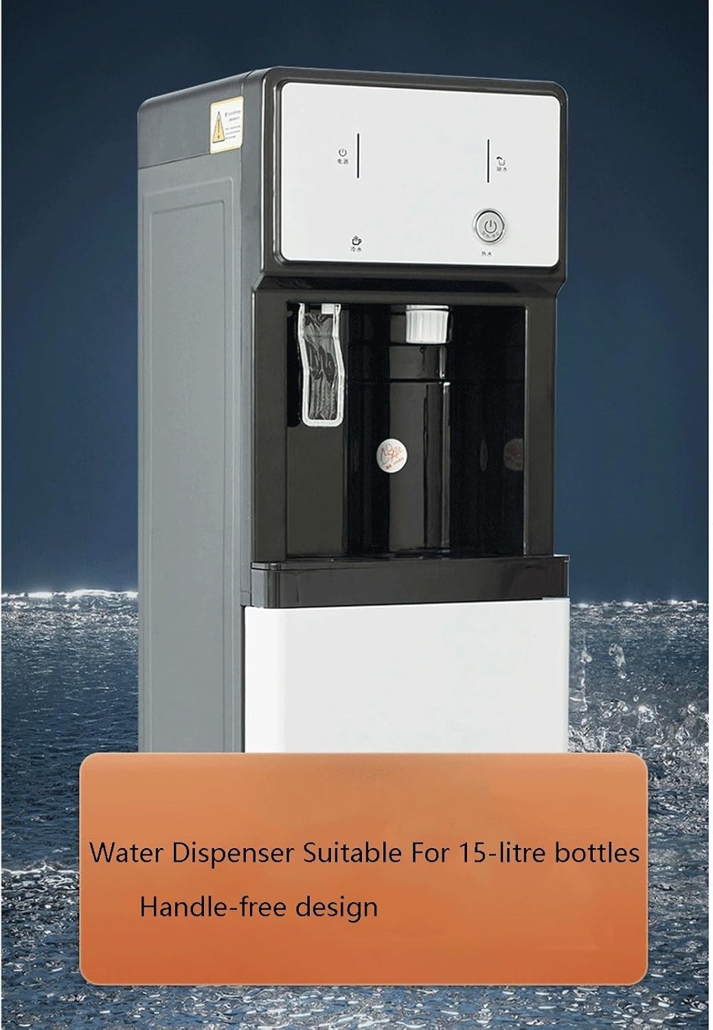 Bottom Loading Floor Standing Water Dispenser Hot Cold Ice 3s Boil
