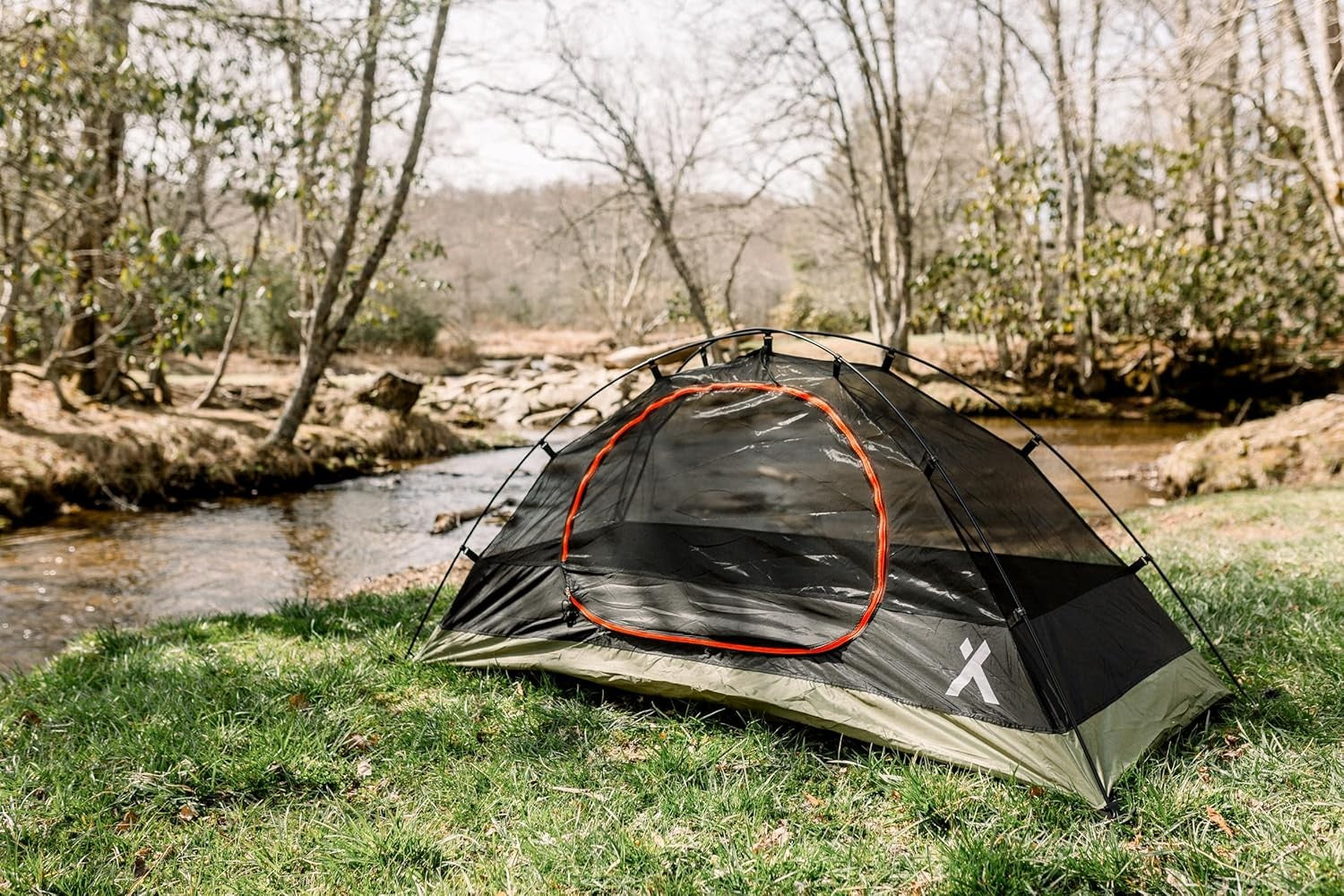 1 Person Ultralight Backpacking Tent 3 Season Waterproof Rain Fly