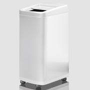 50L Touchless Kitchen Bin | Automatic Sensor Trash Can White Steel
