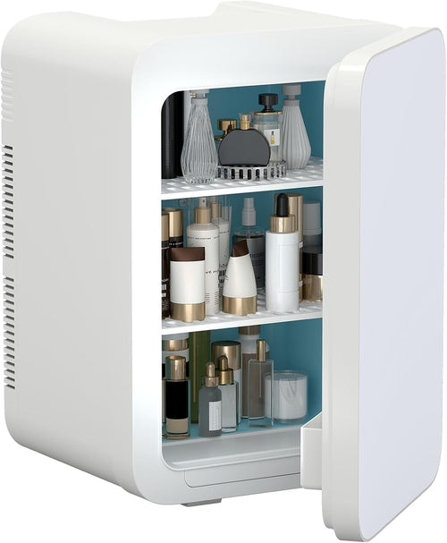 Portable 20L Mini Fridge Cooler Warmer AC DC White Home Car