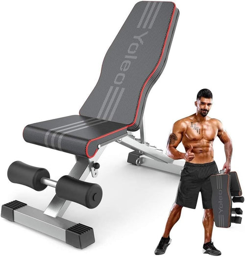 Adjustable Folding Weight Bench 300KG Capacity Incline Decline Gym