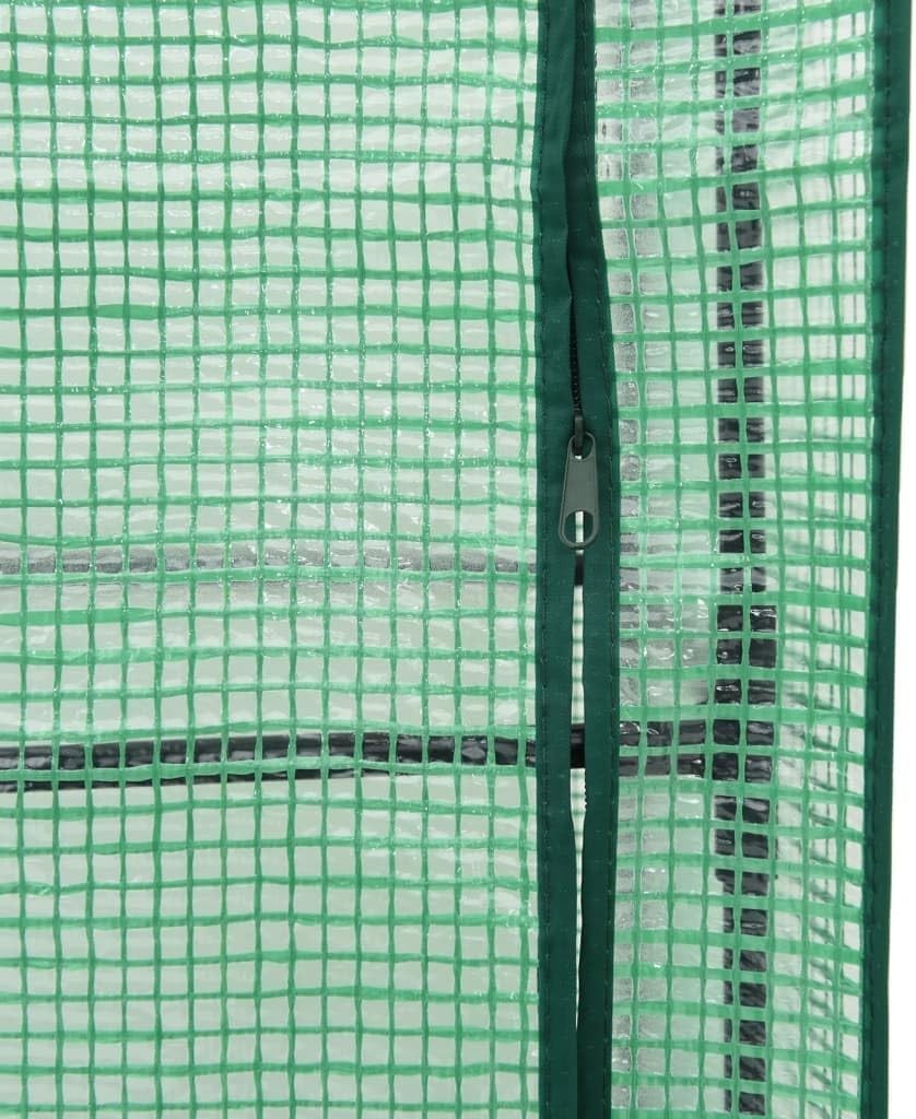 Raised Garden Bed 160x40x153cm with Greenhouse Cover & Rattan Design