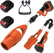 Cordless Leaf Blower 20V Dual Battery Lightweight Foldable 150MPH Garden
