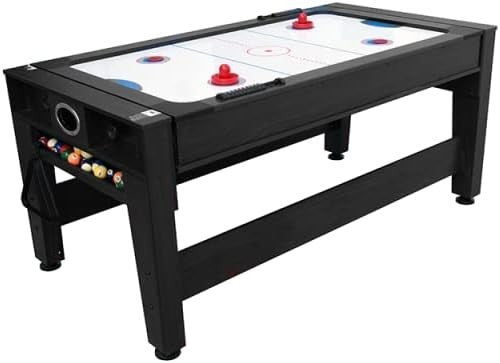 6FT 2 in 1 Pool Table Air Hockey Flip Top Arcade Game Indoor