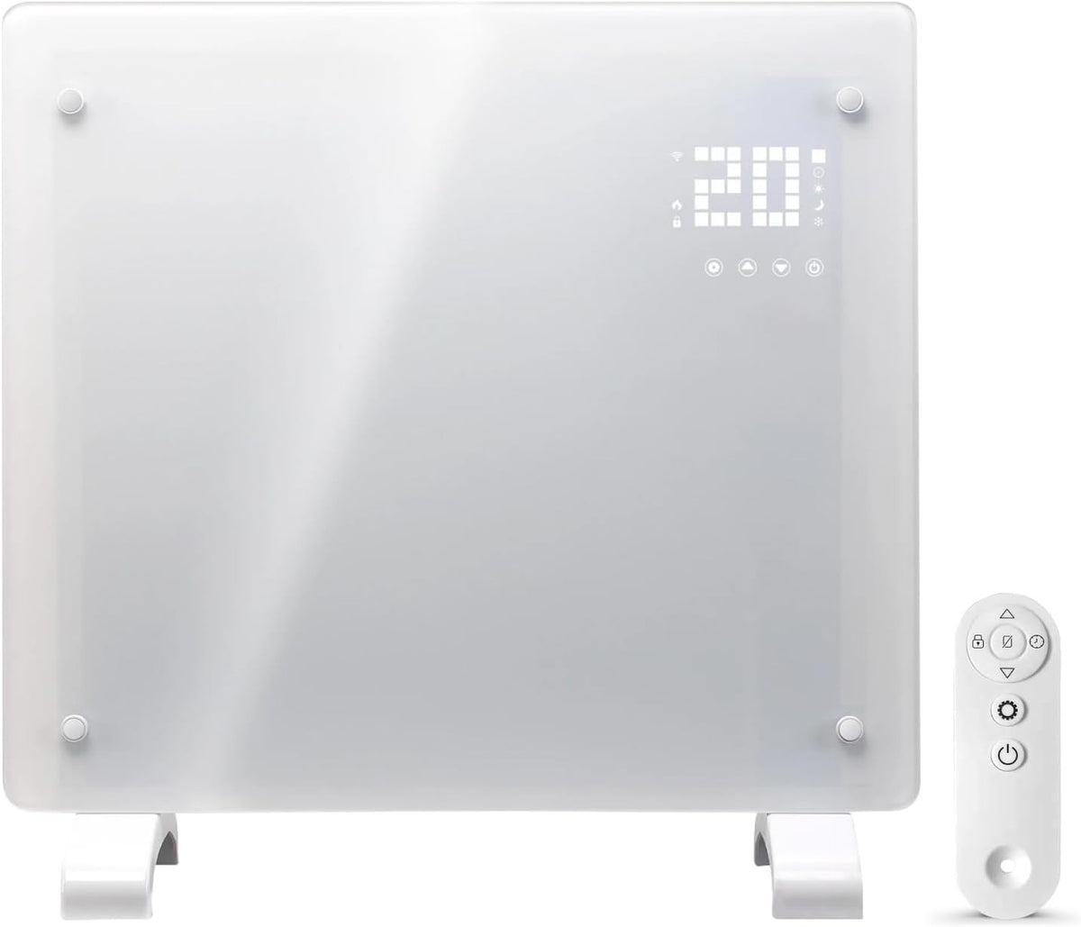 500W Smart Electric Panel Heater WiFi Alexa Wall Mounted Low Energy Timer