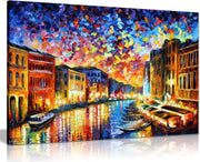 Venice Grand Canal Canvas Wall Art Large Cityscape Print Luxury Home Decor 36x24