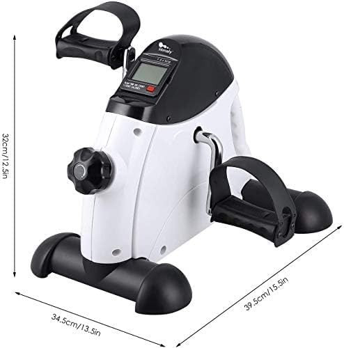 Mini Pedal Exerciser w/ LCD Display & Adjustable Resistance for Arms & Legs