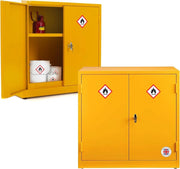 Fireproof Lockable COSHH Cabinet Metal Storage for Hazardous Chemicals