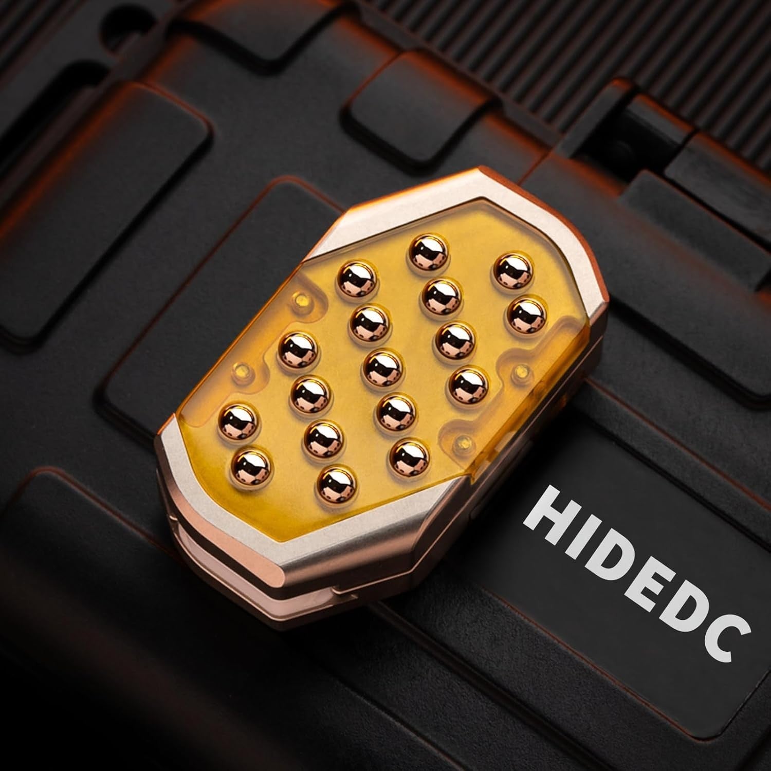 Metal Bubble Fidget Slider Clicker Focus Toy Pocket EDC Stress Relief