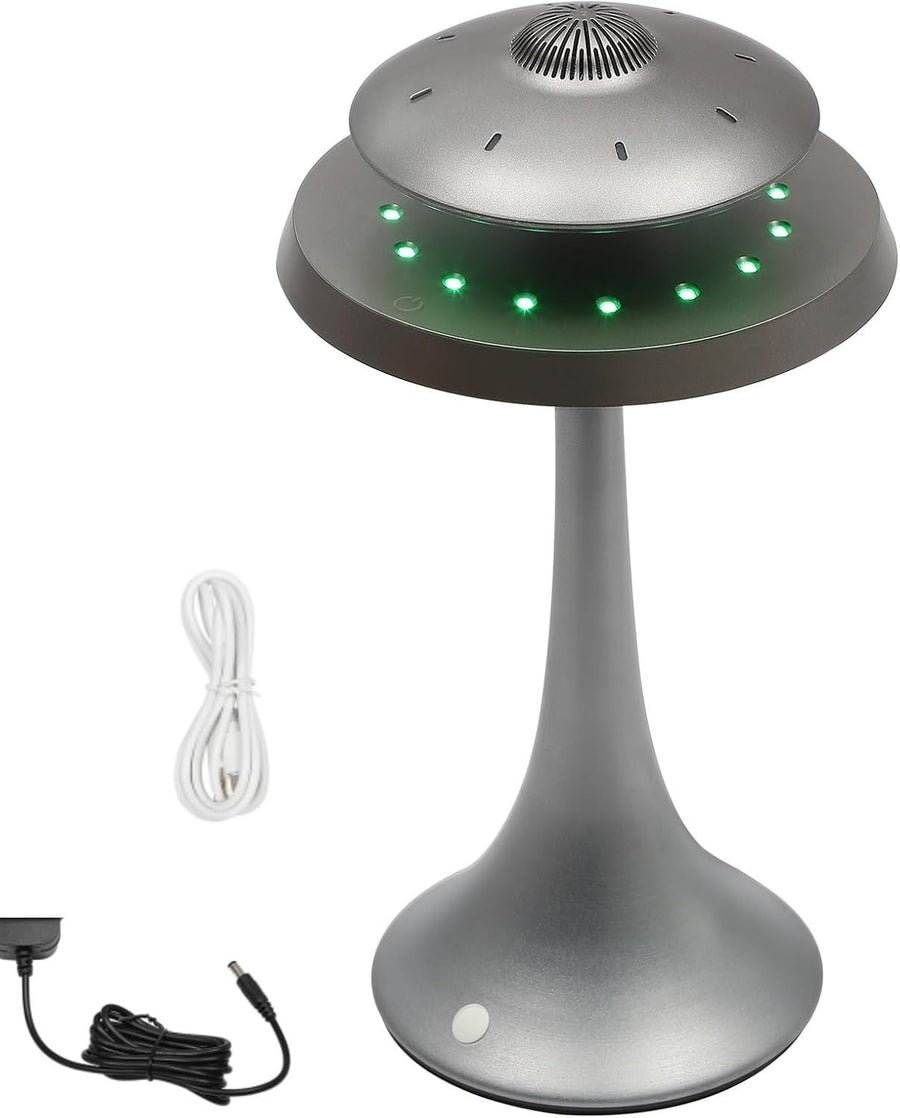 Levitating UFO Lamp Bluetooth Speaker 15-Color RGB Floating LED Desk Decor