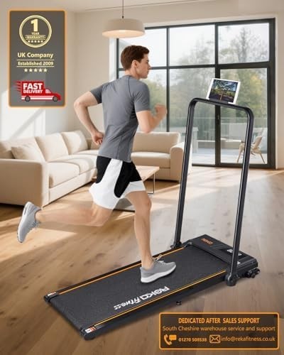 Compact Folding Treadmill 2.25HP Electric Running Machine Up to 10KM/H