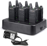 Retevis RT622 Walkie Talkies 6 Pack PMR446 VOX Two Way Radios Charger