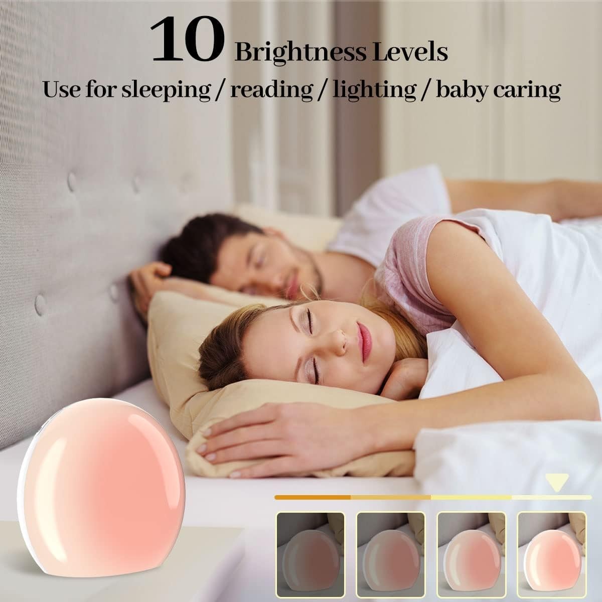 White Noise Machine with 30 Soothing Sounds, Night Light & Sleep Timer
