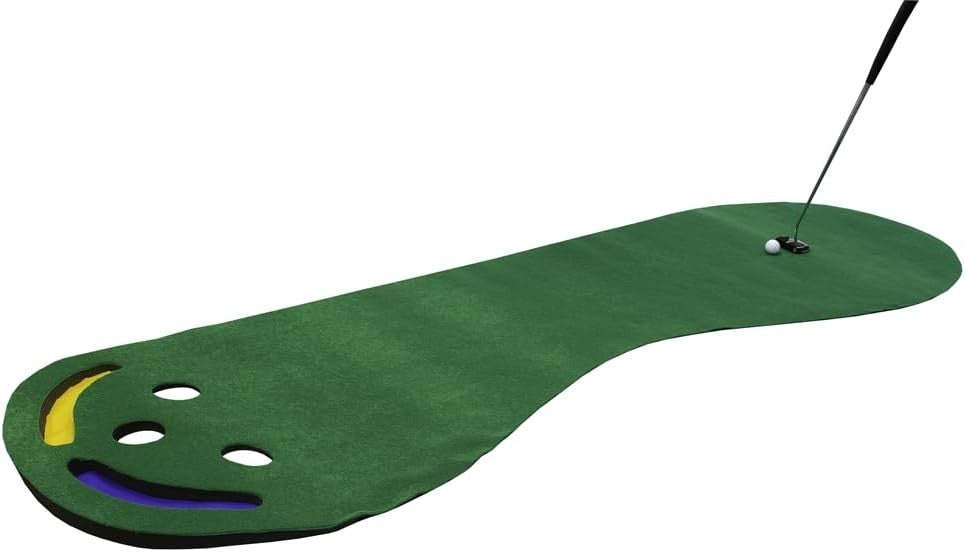 Indoor Golf Putting Green Mat Home Practice Trainer With Holes Turf