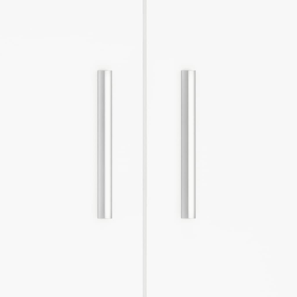 Modern White Aquarium Stand 81x36x73cm with 4 Doors & Hidden Storage