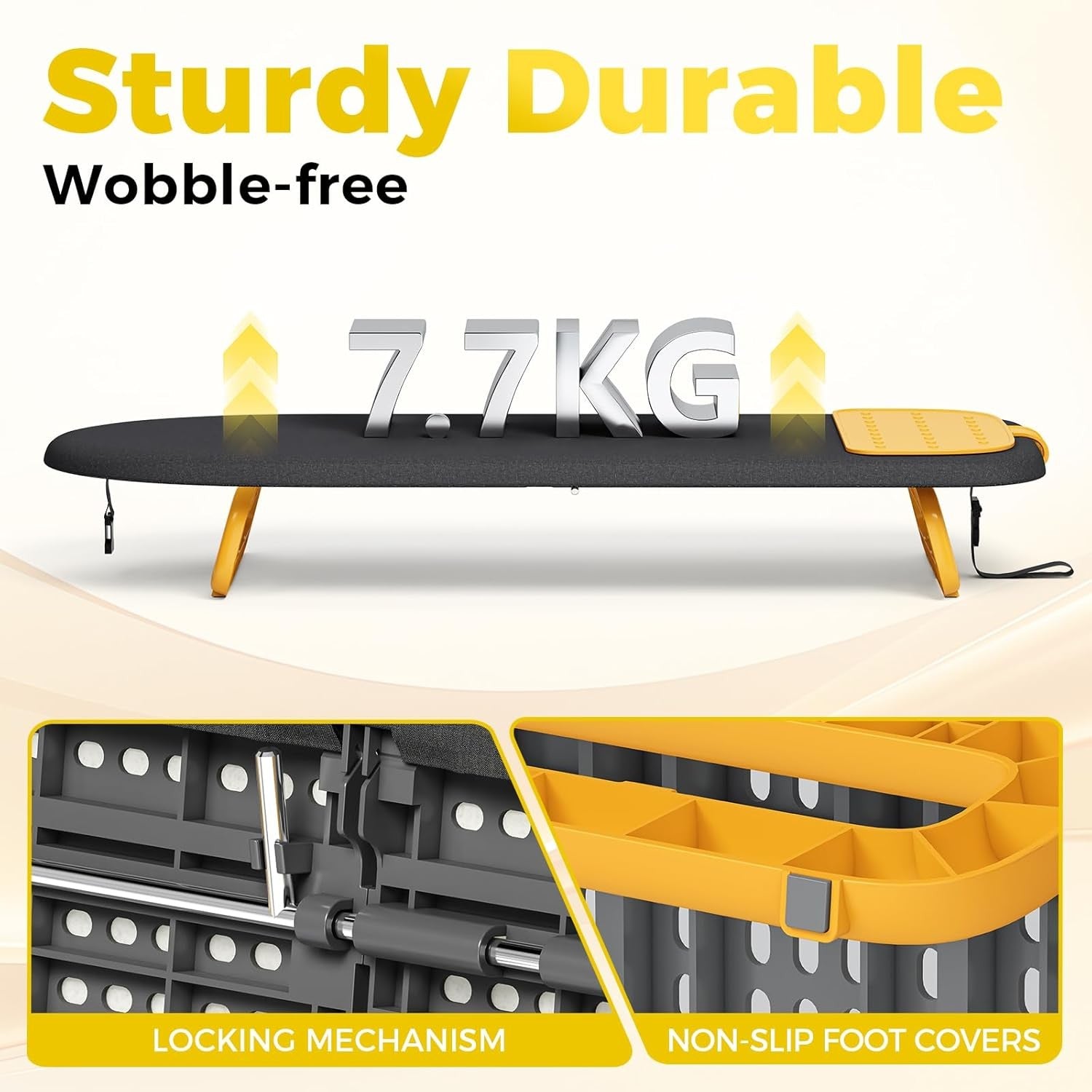 Tabletop Ironing Board Mini Folding Iron Board for Travel Dorm Small Spaces