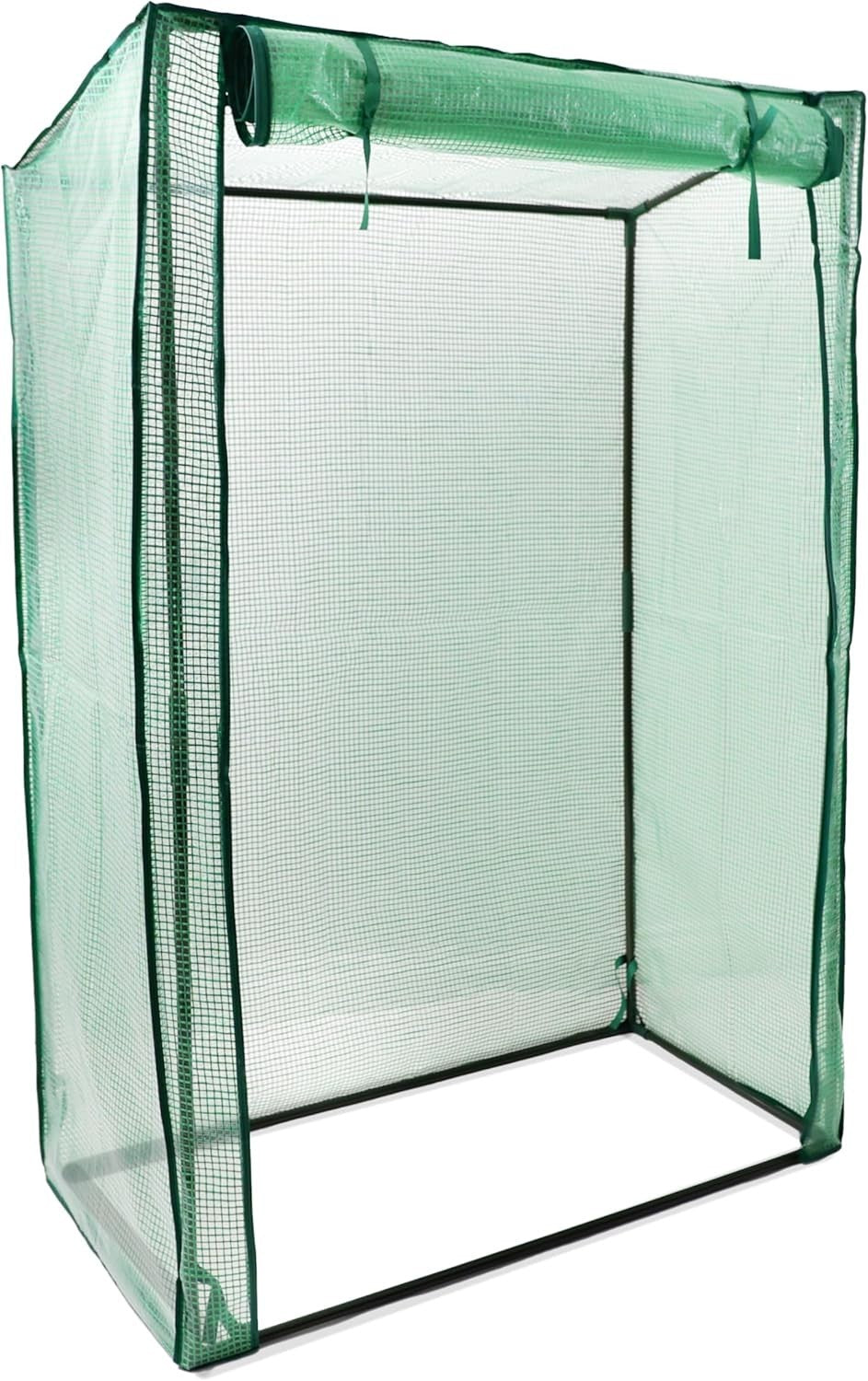 Tomato Greenhouse Tent Heavy Duty Frame UV Cover Roll-Up Door Grow House