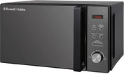 20L Digital Microwave 800W 8 Auto Menus 5 Power Levels Black