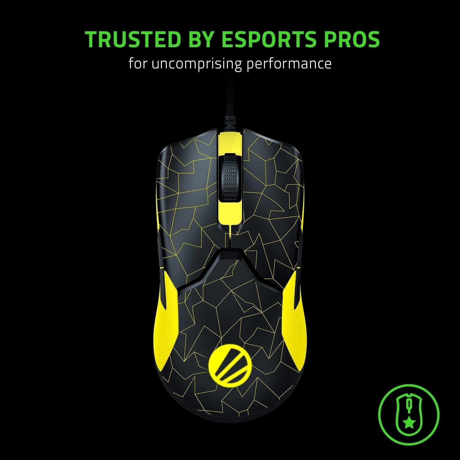 Wired Esports Gaming Mouse 8K Polling 20K DPI Ambidextrous Ultra Fast