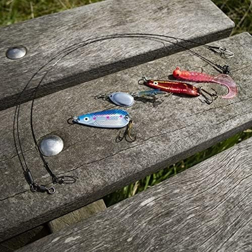 1.82M Telescopic Rod & Reel Combo for Trout & Perch Fishing with Lures