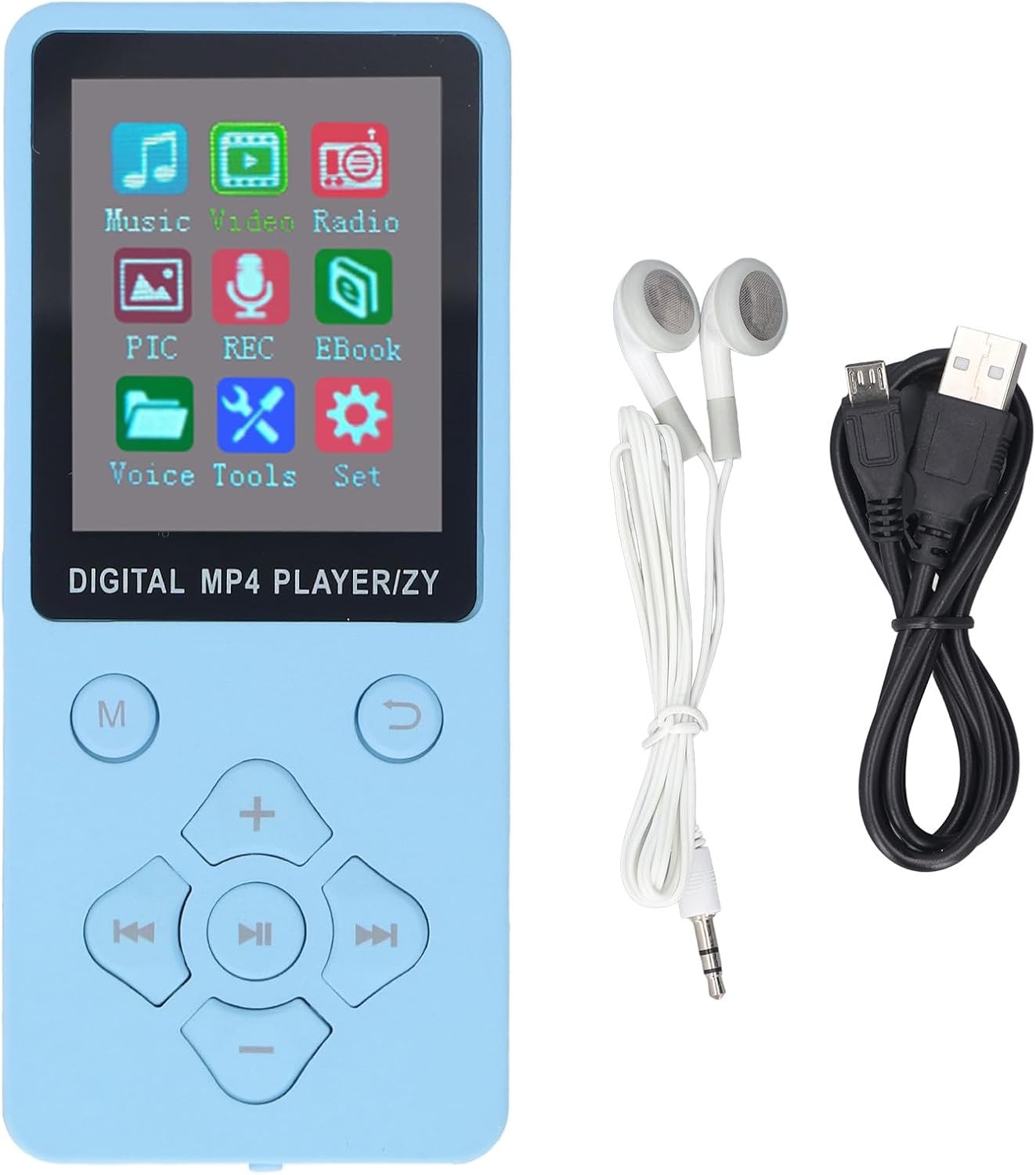 Bluetooth 5.0 16GB MP3 & MP4 Player 1.8″ Color Screen, FM & Recorder