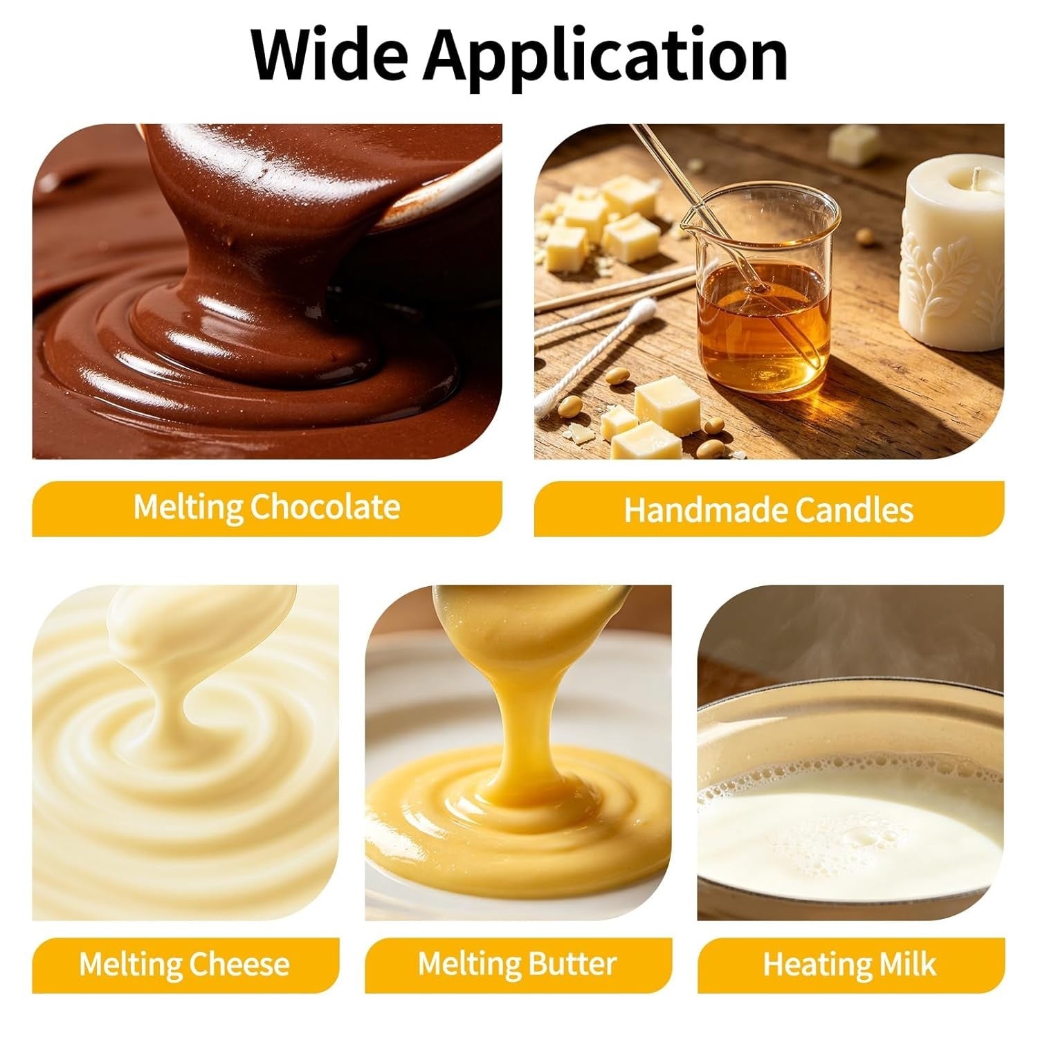 Double Pot Chocolate Tempering Machine Electric Melting Warmer 40W