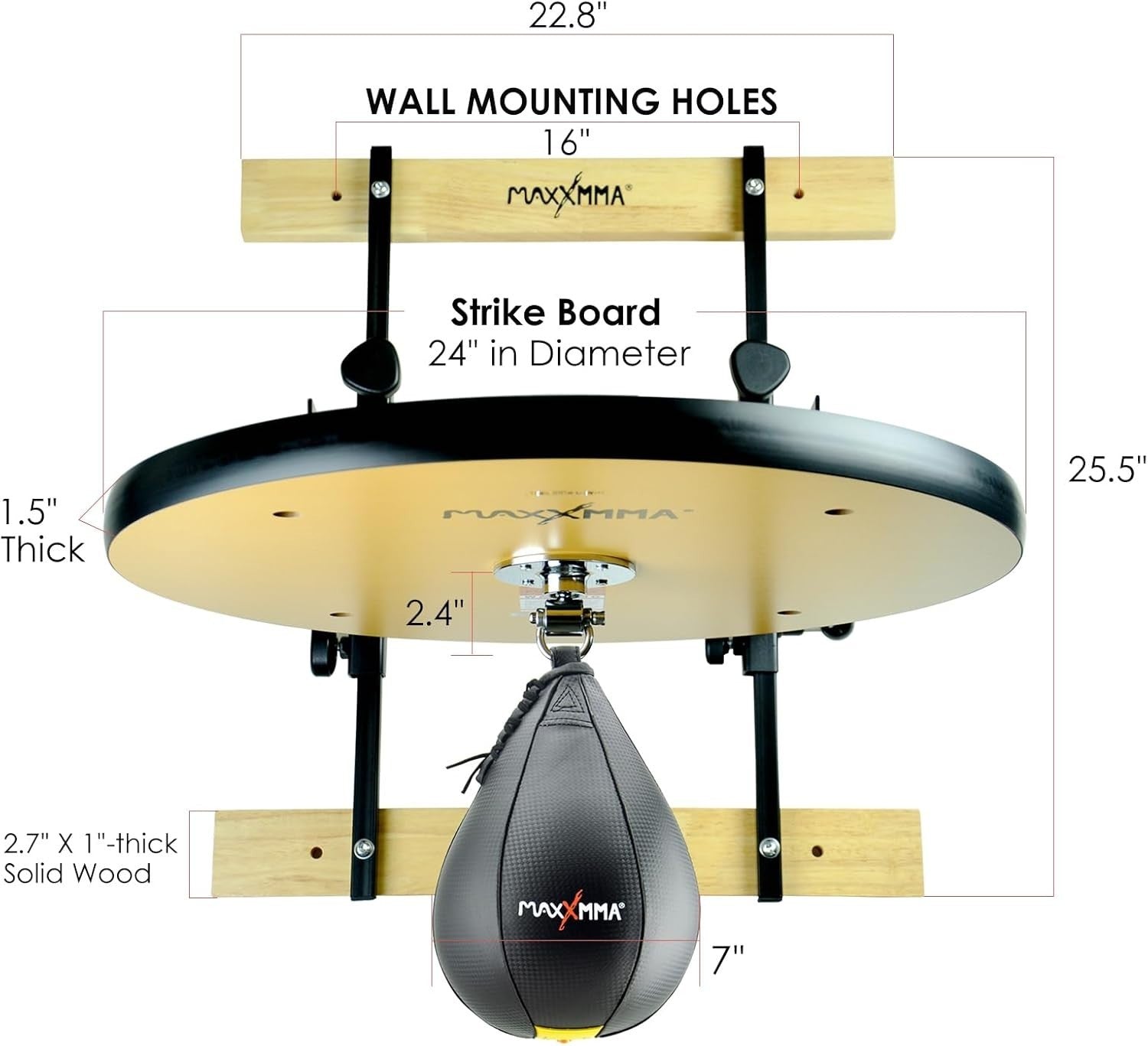 Speed Bag Platform Kit Heavy Duty Boxing Reflex Training Set