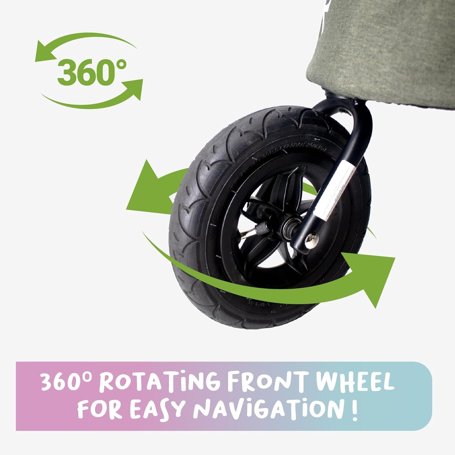 Dog Bike Trailer Jogger Stroller Large Foldable Air Tires Rain Cover