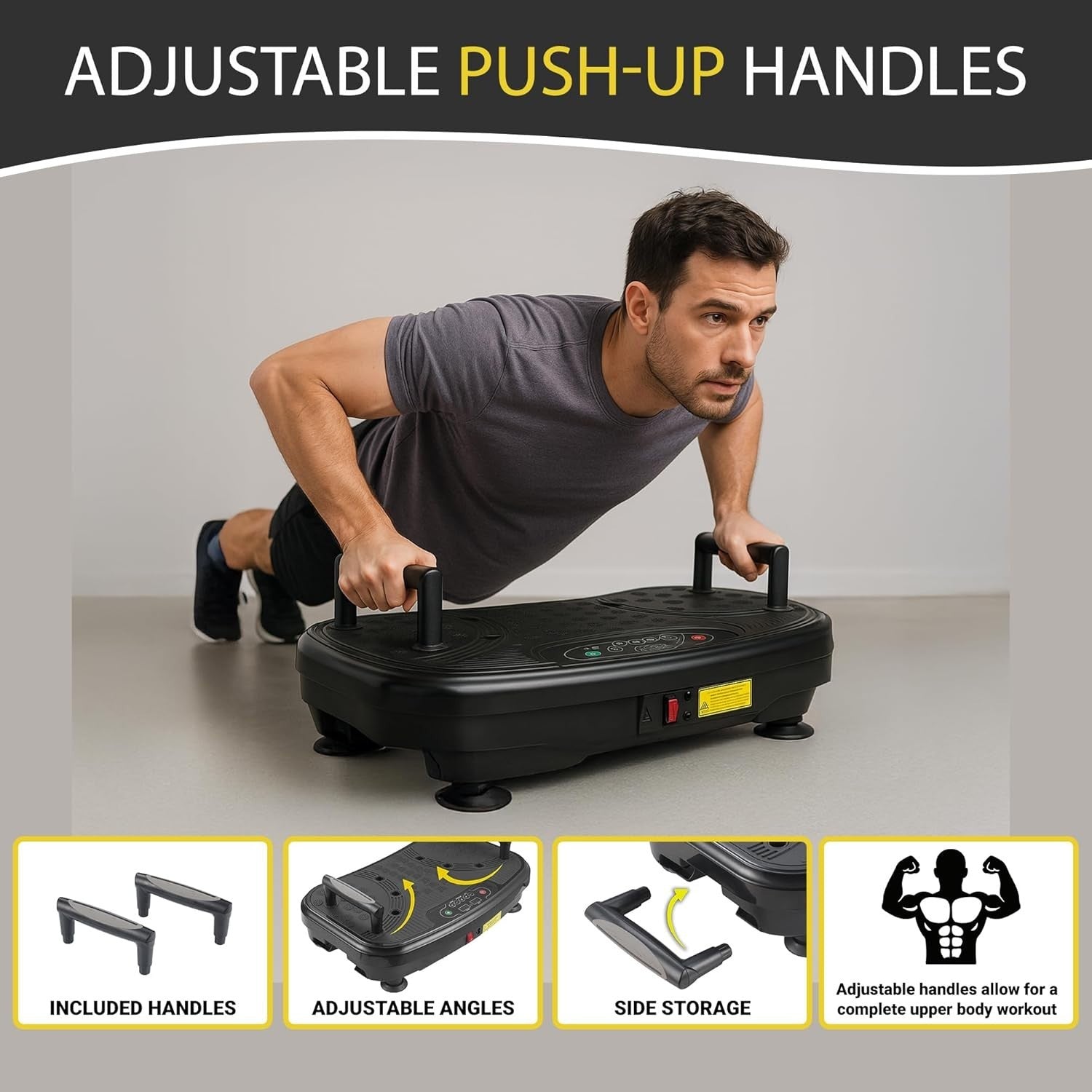 High Intensity Vibration Plate Home Gym Fat Burning Lymphatic
