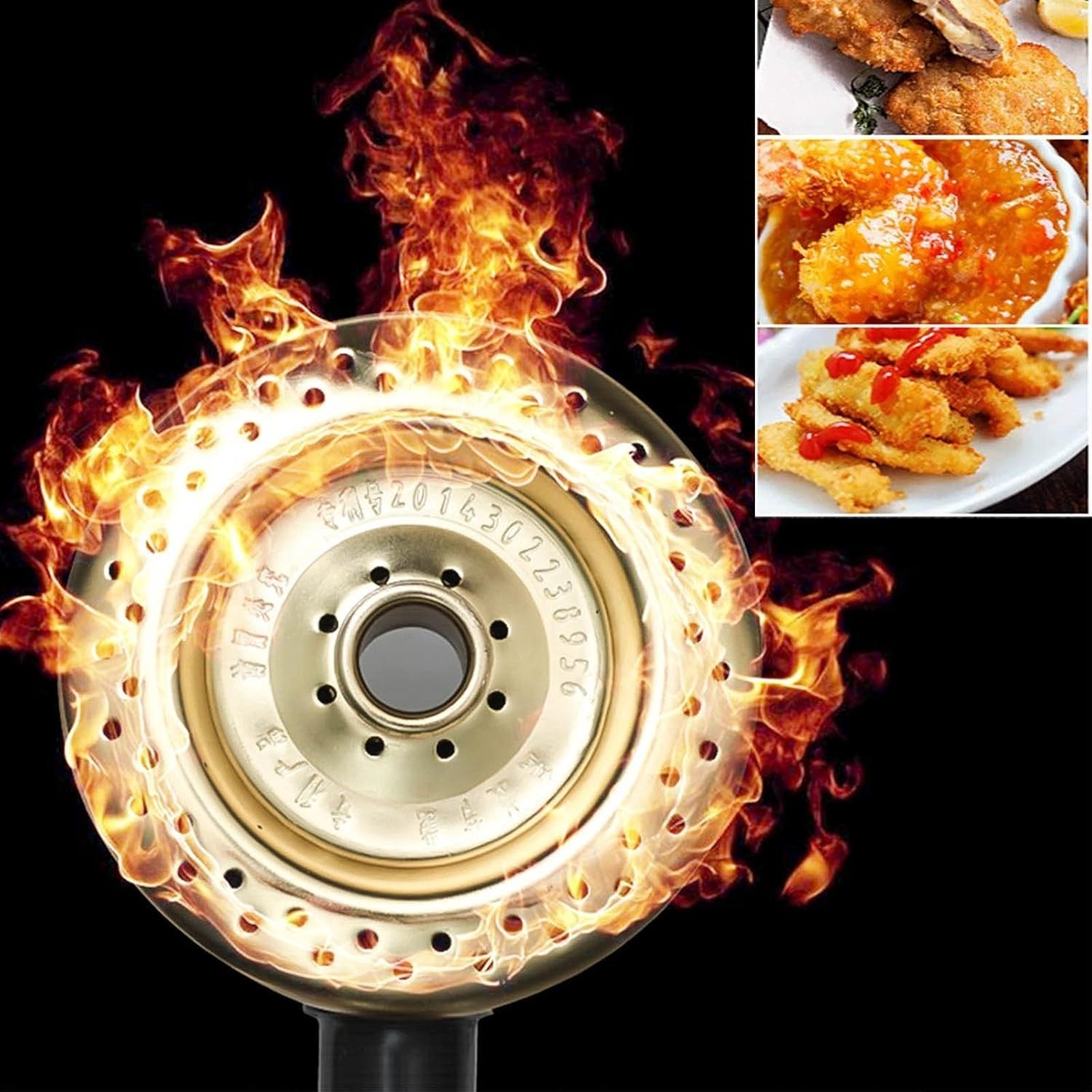 Commercial Gas Deep Fryer LPG Countertop Stainless Steel Easy Clean