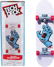 Tech Deck Style Santa Cruz Mini Handboard Toy Large Fingerboard Kids Trick Board