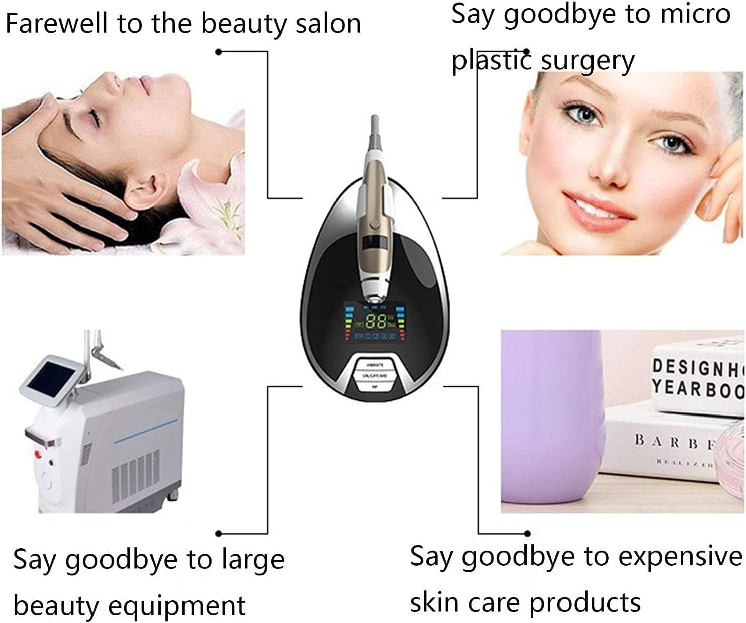 Eye Beauty Massager High Frequency Vibration Anti Wrinkle