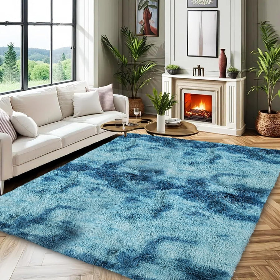 Shaggy Rug 160x230cm Soft Thick Non Slip Carpet Living Room Bedroom Teal