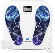 EMS TENS Foot Massager 10 Modes 20 Intensities Plantar Fasciitis Relief White