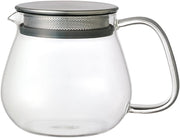 460ml Glass Teapot with Stainless Steel Infuser Heat Resistant Tea Pot