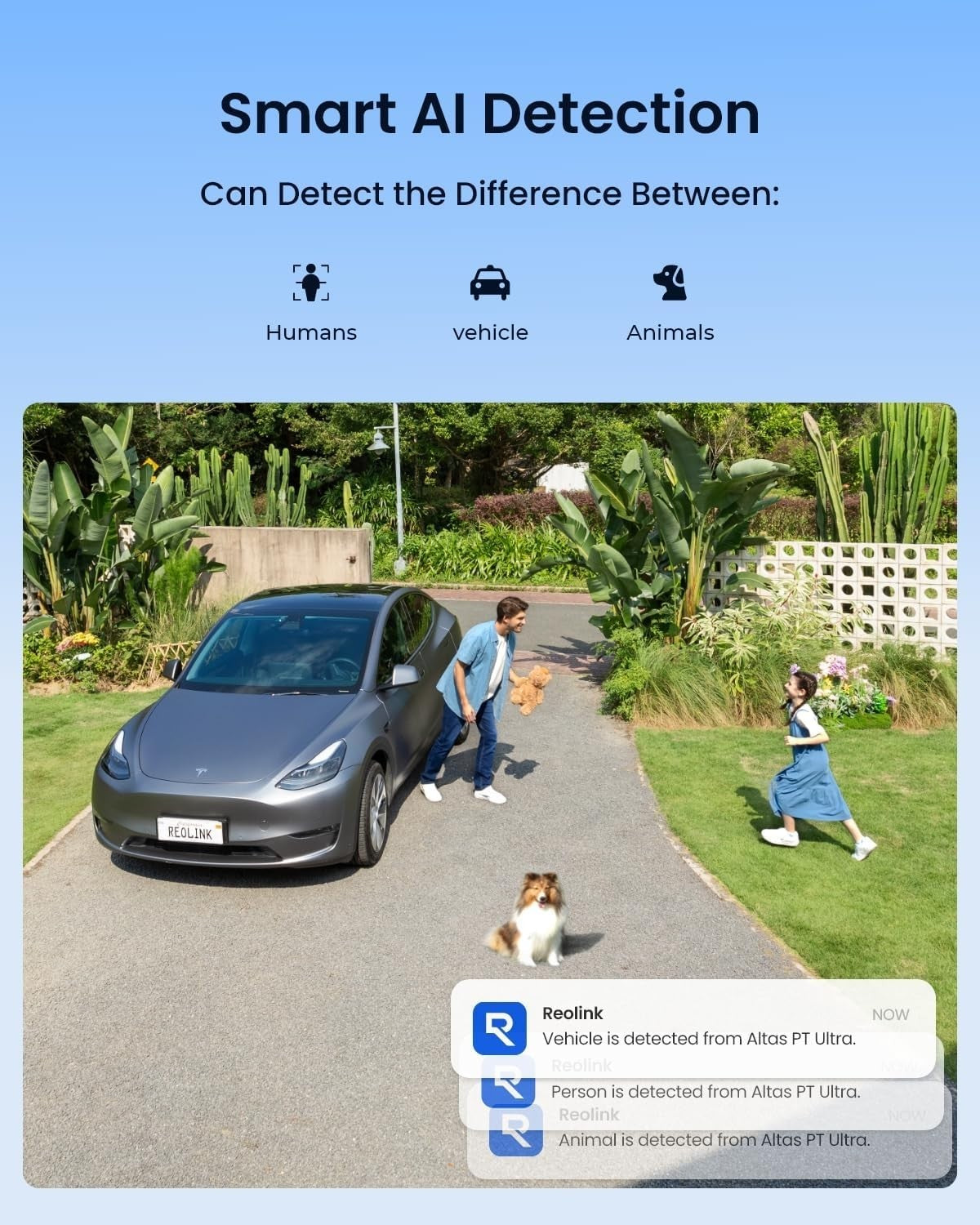 4K Solar Security Camera Wireless PTZ Color Night Vision AI Detection