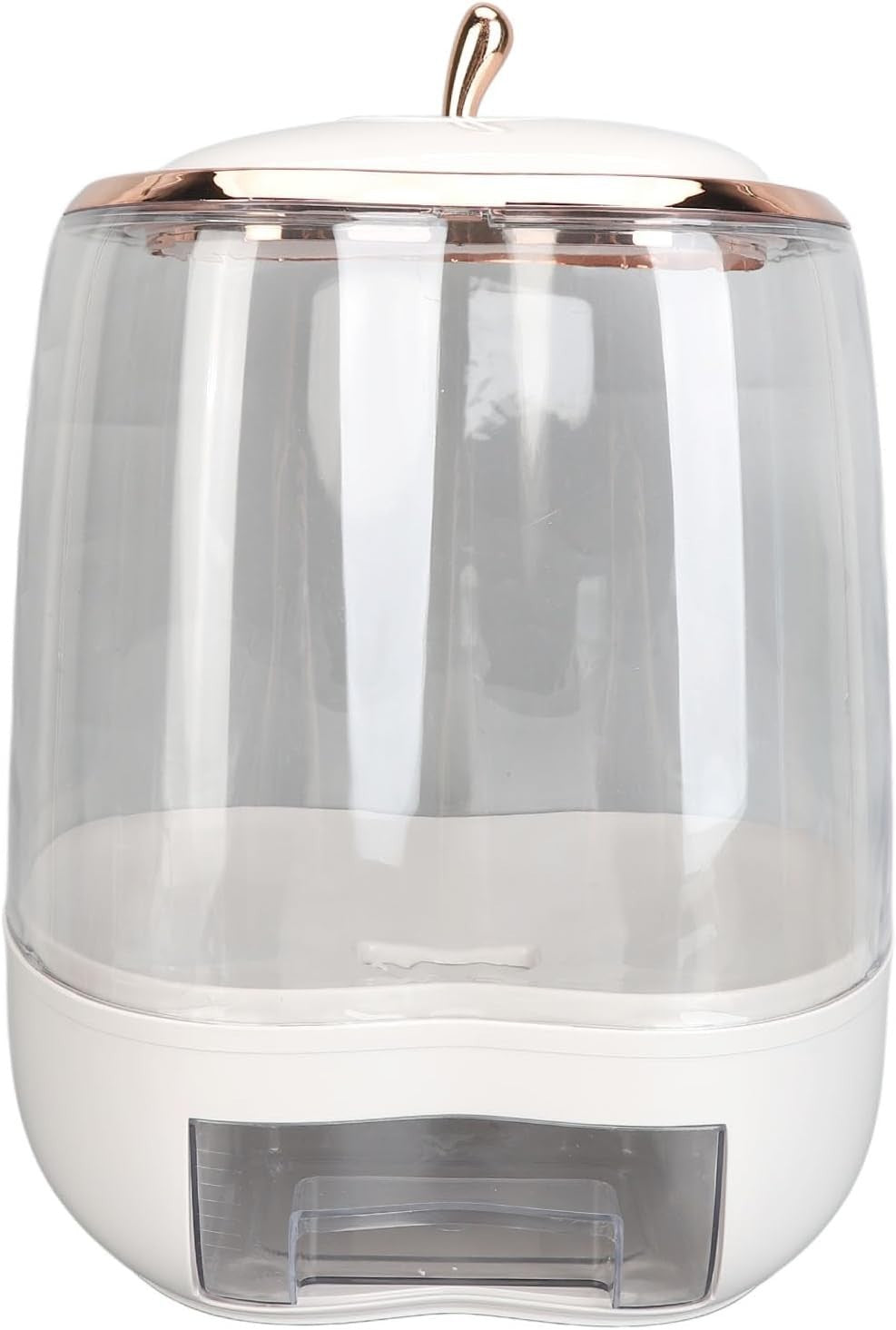 10KG Airtight Rice Container Transparent Grain Storage Dispenser Bin
