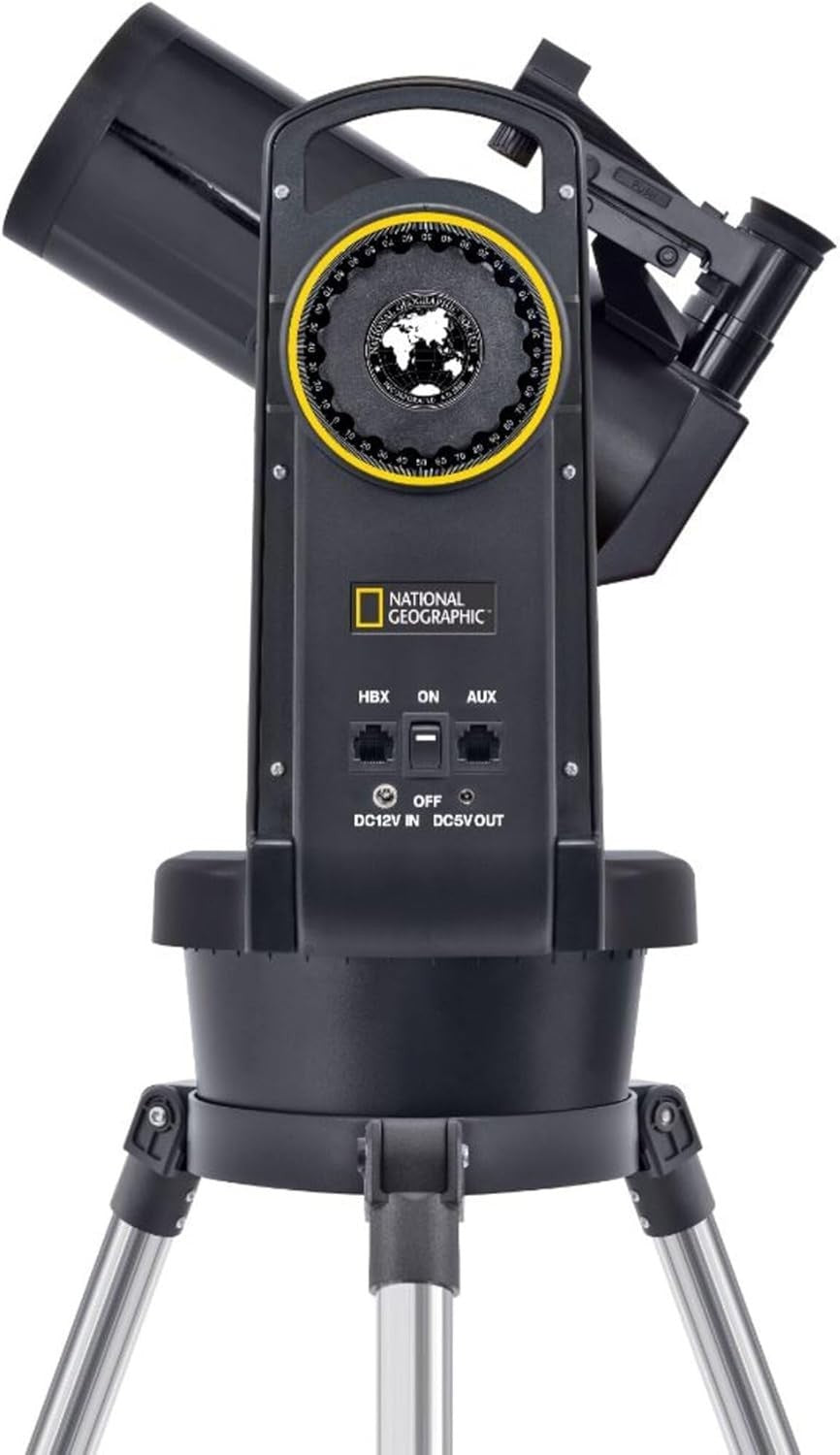 90/1250 Maksutov Telescope GoTo Equatorial Mount Auto Focus Black Set