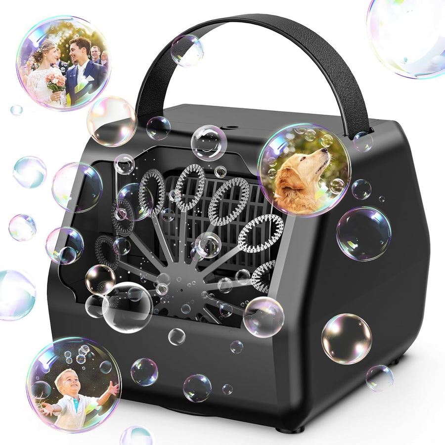 Bubble Machine 16000 Bubble 2 Speed USB Battery Portable