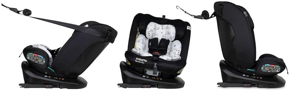 360° Rotating ISOFIX i-Size Car Seat 0–12 Years Rear & Forward Facing